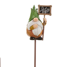 Load image into Gallery viewer, Veggie Gnome Plant Pick, 11.5in, 6 Styles