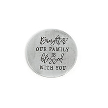 Load image into Gallery viewer, Metal Tree of Life Token with Sentiment, 8 Styles