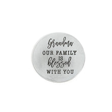 Load image into Gallery viewer, Metal Tree of Life Token with Sentiment, 8 Styles