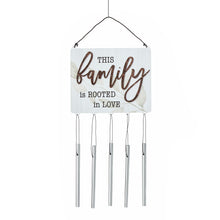 Load image into Gallery viewer, Mini Sentiment Sign Metal Wind Chime, 13in
