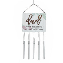Load image into Gallery viewer, Mini Sentiment Sign Metal Wind Chime, 13in