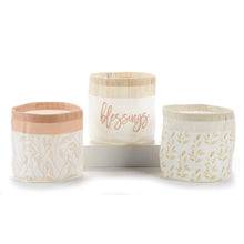 Load image into Gallery viewer, Pot, 4in, Fabric, Inspirational Leaf Soft Cover