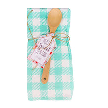 Load image into Gallery viewer, Sweet Spring Tea Towel & Wooden Spoon Set