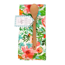 Load image into Gallery viewer, Sweet Spring Tea Towel & Wooden Spoon Set