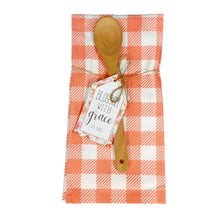 Load image into Gallery viewer, Sweet Spring Tea Towel & Wooden Spoon Set