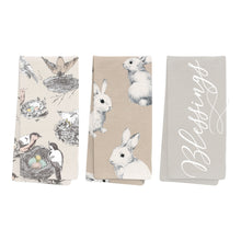 Load image into Gallery viewer, Tea Towel, Cotton, Cottontail Neutrals, 3 Styles