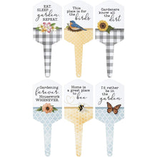 Load image into Gallery viewer, Metal Sign Plant Pick, Garden Themed, 6 Styles