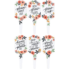 Load image into Gallery viewer, Metal Sign Plant Pick, Houseplant Themed, 6 Styles