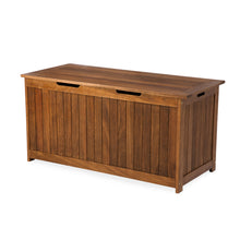Load image into Gallery viewer, Lancaster Eucalyptus Wood Patio Storage Box