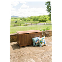 Load image into Gallery viewer, Lancaster Eucalyptus Wood Patio Storage Box