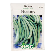Load image into Gallery viewer, Bean Bush - Blue Lake Seeds, OSC
