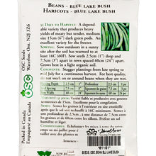Load image into Gallery viewer, Bean Bush - Blue Lake Seeds, OSC