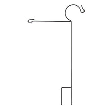 Load image into Gallery viewer, Garden Flag Stand with Shepherd's Hook, Black