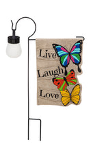 Load image into Gallery viewer, Garden Flag Stand with Shepherd's Hook, Black