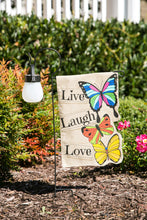 Load image into Gallery viewer, Garden Flag Stand with Shepherd's Hook, Black