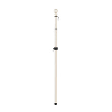 Load image into Gallery viewer, Metal Extendable House Flag Pole, Brushed Ivory