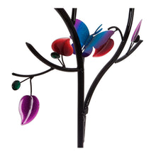 Load image into Gallery viewer, Solar Lotus Flower Wind Spinner Garden Stake, 92in