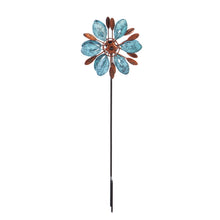 Load image into Gallery viewer, Mini Flower Wind Spinner Garden Stake, 18in