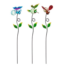 Load image into Gallery viewer, Glow in the Dark Bobble Garden Stake, 28in