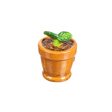 Load image into Gallery viewer, Salt & Pepper Shakers, Ceramic Watering Can/Plant