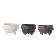Load image into Gallery viewer, Pot, 6in, Paper Mache Footed Bowl