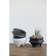 Load image into Gallery viewer, Pot, 6in, Paper Mache Footed Bowl