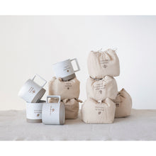 Load image into Gallery viewer, Plant Themed Stoneware Mug in Drawstring Bag, 12oz