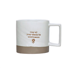 Load image into Gallery viewer, Plant Themed Stoneware Mug in Drawstring Bag, 12oz