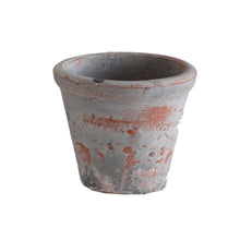 Load image into Gallery viewer, Pot, 3in, Clay, Distressed Finish, 4 Colours