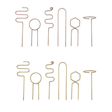 Load image into Gallery viewer, Gold/Copper Finish Iron Mini Trellis, 10-14in