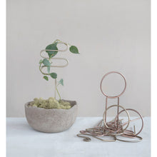 Load image into Gallery viewer, Gold/Copper Finish Iron Mini Trellis, 10-14in