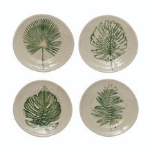 Load image into Gallery viewer, Stoneware Plate with Debossed Leaf, 5in