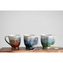 Load image into Gallery viewer, Stoneware Mug with Tea Bag Holder, 16oz