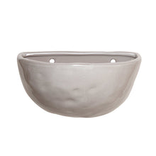Load image into Gallery viewer, Planter, 8in, Stoneware Wall Pocket, 3 Colours