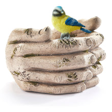 Load image into Gallery viewer, Planter, Oversized Hands with Bird