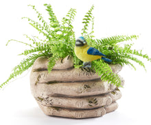Load image into Gallery viewer, Planter, Oversized Hands with Bird