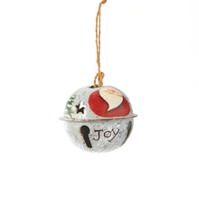 Load image into Gallery viewer, Jingle Bell Metal Ornament w/Sentiment, 3 Styles