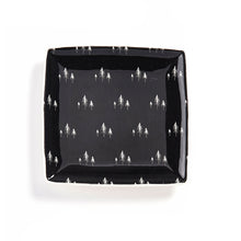 Load image into Gallery viewer, Black & White Scandi Woods Ceramic Plate, 7.25oz