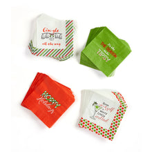 Load image into Gallery viewer, Paper Cocktail Napkin, 20 Count, Holly Jolly Xmas