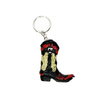 Load image into Gallery viewer, Cowboy Boot Keychain, 2.5in, 12 Styles