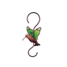 Load image into Gallery viewer, Metal & Glass Critter Garden Hook, 12in