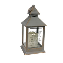 Load image into Gallery viewer, Family/Home Lantern with LED Candle, 11in, 4 Asst