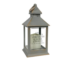 Load image into Gallery viewer, Family/Home Lantern with LED Candle, 11in, 4 Asst