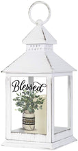 Load image into Gallery viewer, Farmhouse Lantern with LED Candle, 11in, 4 Asst