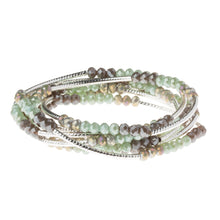 Load image into Gallery viewer, Scout Wrap Bracelet, Iced Mint/Silver