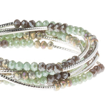 Load image into Gallery viewer, Scout Wrap Bracelet, Iced Mint/Silver