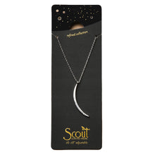 Load image into Gallery viewer, Scout Refined Necklace, Gibbous Slice, Silver