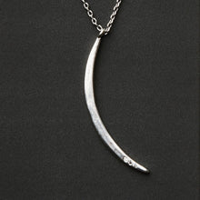 Load image into Gallery viewer, Scout Refined Necklace, Gibbous Slice, Silver