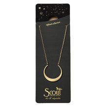 Load image into Gallery viewer, Scout Refined Necklace, Crescent, Gold