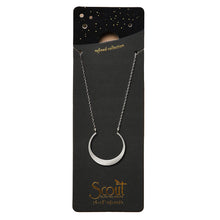 Load image into Gallery viewer, Scout Refined Necklace, Crescent, Silver